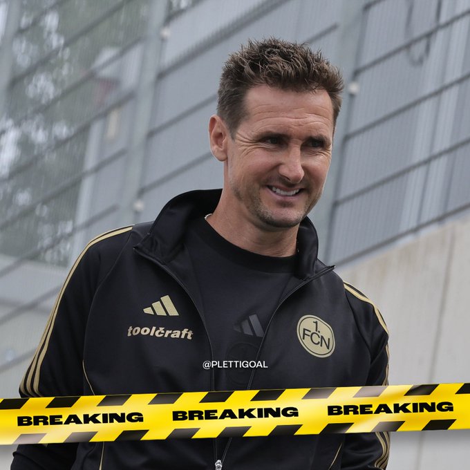 De Sky: Klose sắp gia hạn hợp đồng với Nuremberg, hợp đồng mới có thời hạn đến năm 2028