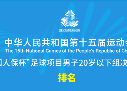 Bảng xếp hạng chung cuộc đội tuyển bóng đá nam U20 tại Đại hội thể thao toàn quốc: Hồ Bắc, Quảng Đông, top 3 Thượng Hải, Chiết Giang thứ 9