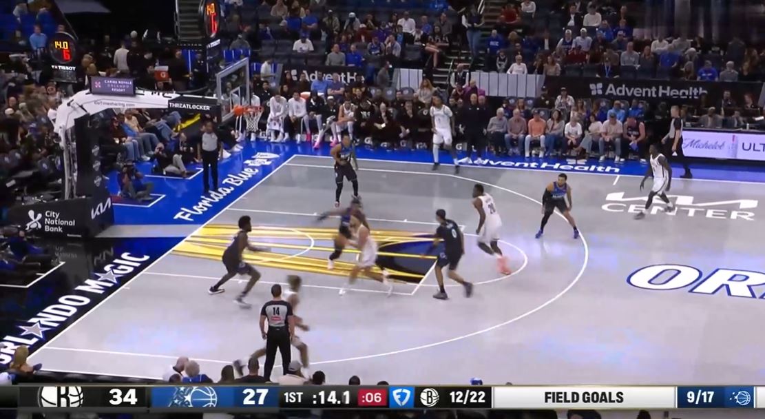 Hiệu suất tuyệt vời! Porter ghi được 15 điểm, 6 rebound và 7 kiến tạo ở 6 trong số 12 cú sút trong hiệp.