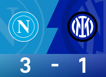 Tường thuật trận đấu Serie A: De Bruyne và Calhanoglu đều ghi bàn, Naples 3-1 Inter Milan