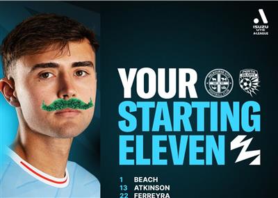 Đội hình xuất phát Melbourne City vs Perth Glory: Leckie PK Taggart, Kucharski, Beach có tên trong danh sách