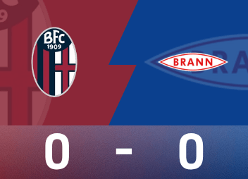 Tường thuật trận đấu Europa League: Hai đội chỉ có 3 cú sút trúng đích, Bologna mười người cầm hòa Brannen 0-0
