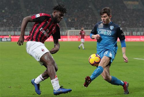 Empoli đấu với AC Milan