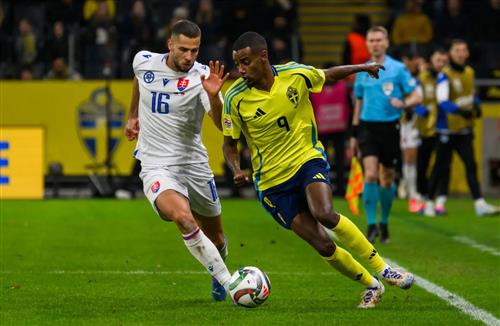 Thụy Điển vs Slovakia