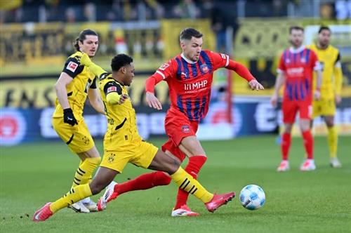 Heidenheim đấu với Dortmund